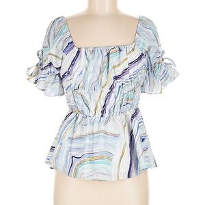 NWT Hutch medium multicolored Patterned Blouse
